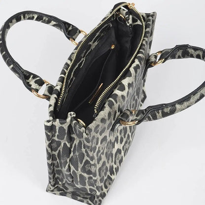 Faux Leo Tote Bag