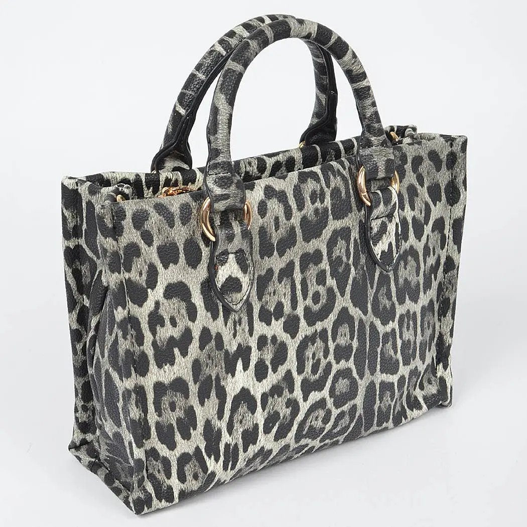 Faux Leo Tote Bag