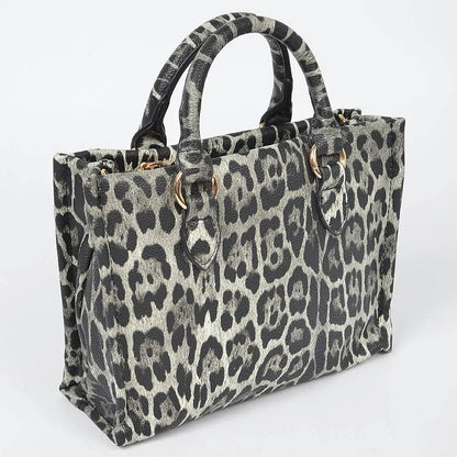 Faux Leo Tote Bag
