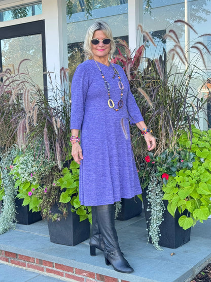 FALL MAGIC BLUE DRESS