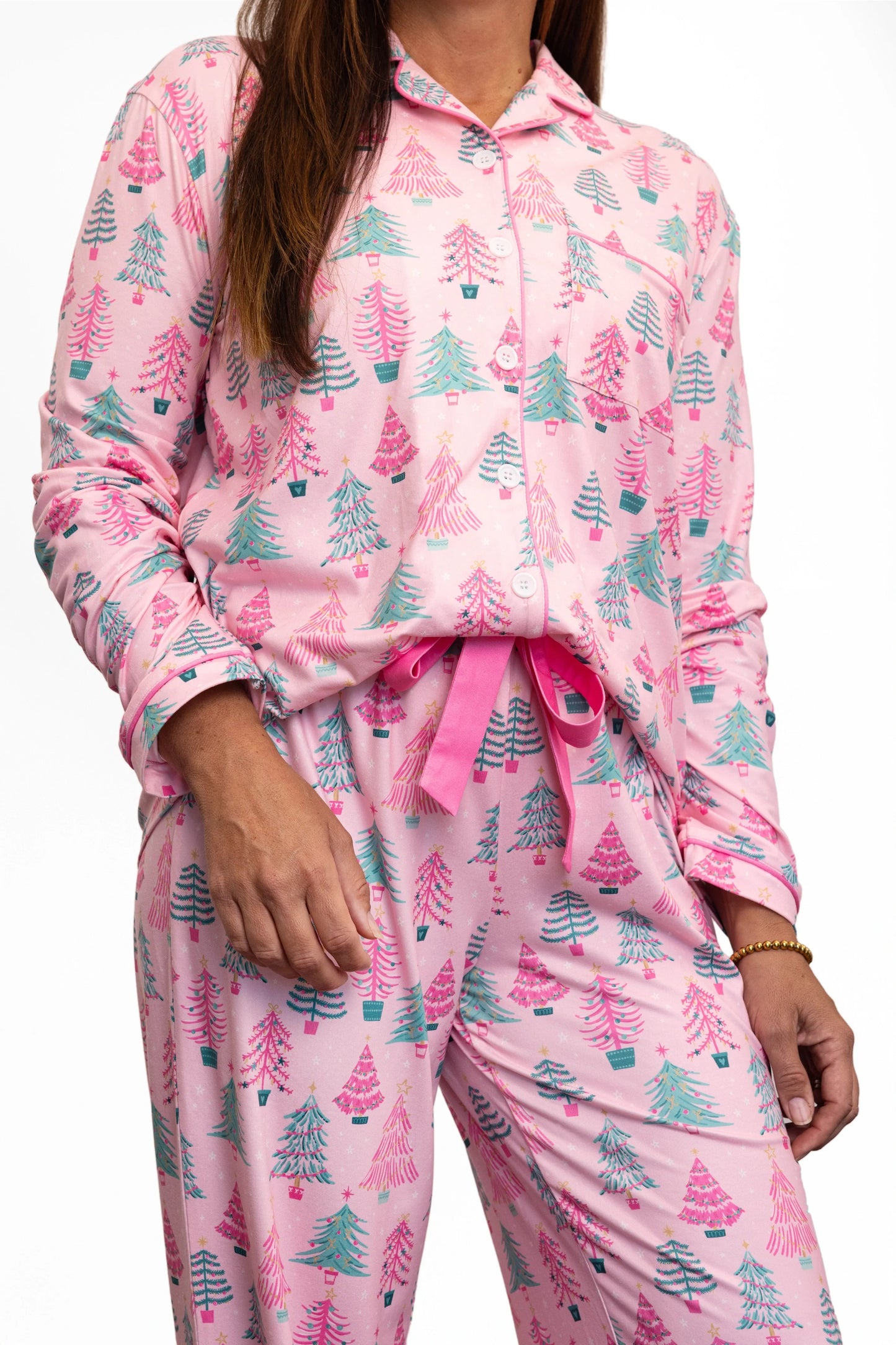 ALB Custom Long Sleeve and Pants Festive Jammies Set