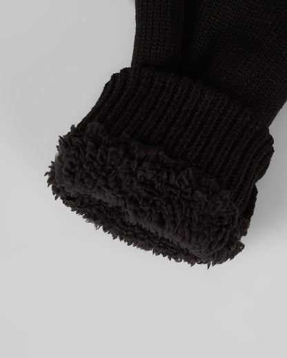 CABLE KNIT MITTENS