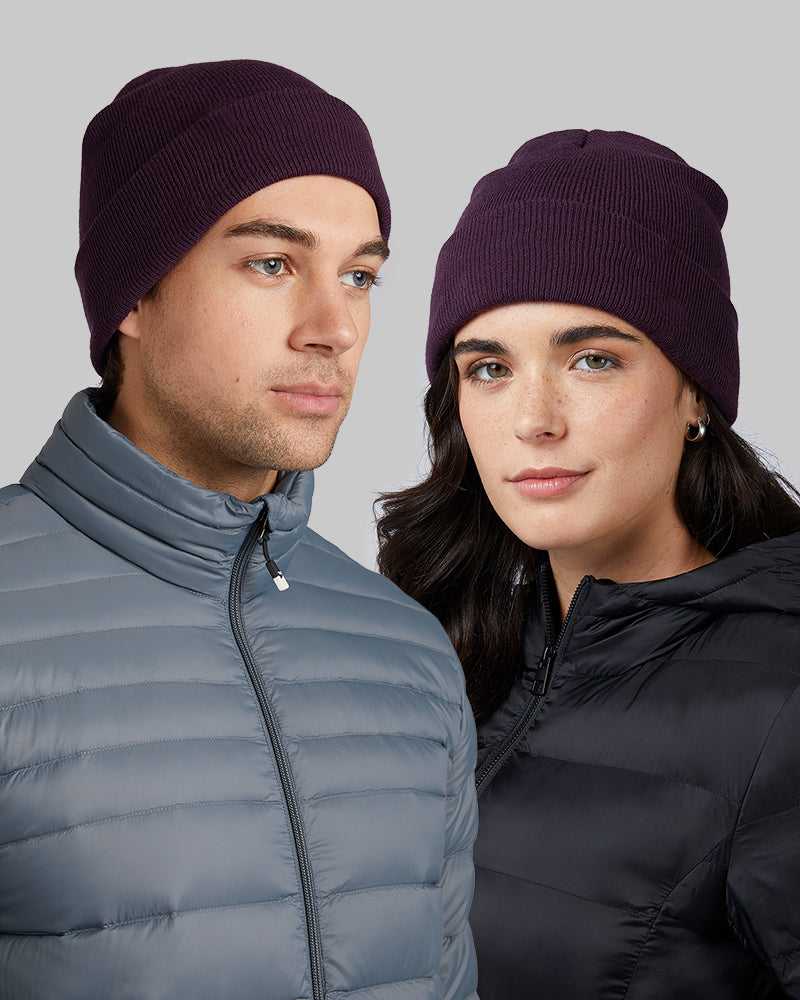 RIB KNIT BEANIE