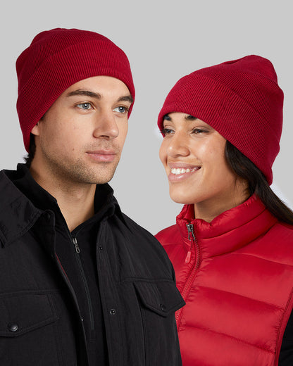 RIB KNIT BEANIE