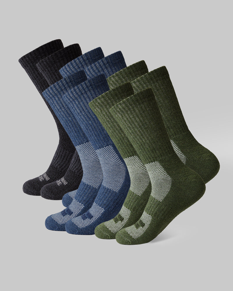 MEN'S 5-PACK COOL COMFORT CREW SOCKS