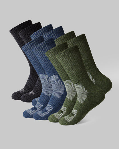 MEN'S 5-PACK COOL COMFORT CREW SOCKS